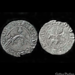DOUBLE-DENIER FRANCOIS I DE BRETAGNE RENNES