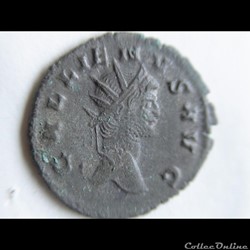 GALLIEN 267-268 ROME BESTIAIRE ANTILOPE A GAUCHE