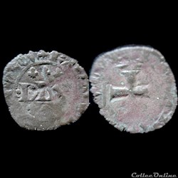 DOUBLE TOURNOIS CHARLES DE BLOIS 1355