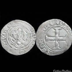 BLANC A L'HEXALOBE JEAN V 1421-1442 MORLAIX