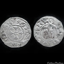 DENIER DE GEOFFROY II PLANTAGENET 1169-1186