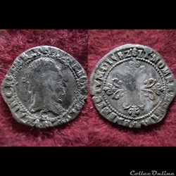 QUART DE FRANC HENRI III 1582 SAINT LO