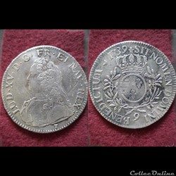 ECUS LOUIS XV 1739 RENNES