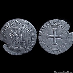 BLANC A LA TARGE JEAN V DE BRETAGNE 1399-1442 DINAN