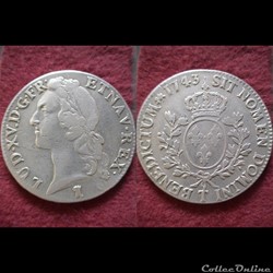 ECUS LOUIS XV 1743 NANTES