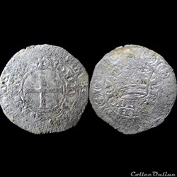 GROS BLANC A LA COURONNE CHARLES DE BLOIS 1356