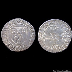 GROS A L'ECUS FRANCOIS II DE BRETAGNE RENNES