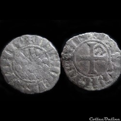 DENIER ANONYME 1286-1312 GUINGAMP