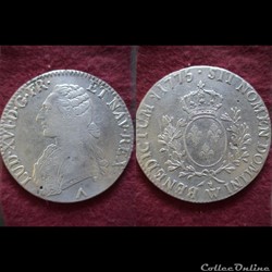 ECUS LOUIS XV 1775 LILLE