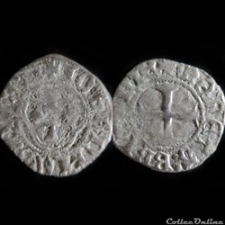 DOUBLE-DENIER JEAN V 1436-1447 MORLAIX