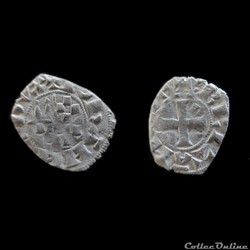 OBOLE JEAN II 1286-1305 RENNES
