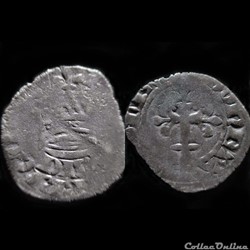DOUBLE TOURNOIS CHARLES DE BLOIS 1361
