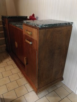 Meuble - Bahut art déco signé Prébeau manufacture Nantes