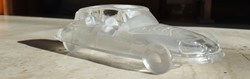 Verre moulé pressé - Voiture en cristal citroen DS