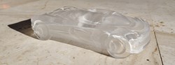 Verre moulé pressé - Voiture en cristal prototype Laguna Renault 90s