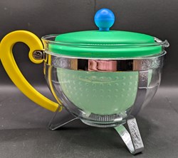 Verre - Théière Bodum 60eme anniversaire style Memphis