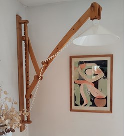 Lampe - Lampe d'architecte style regain / montagnard
