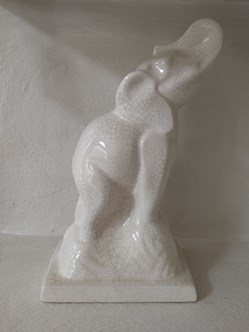 Céramique craquelé - Naturalisme éléphant FSG