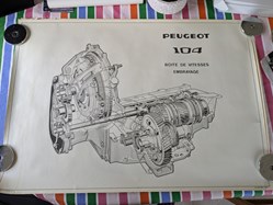 Affiche - Peugeot 104 GL (5 affiches)