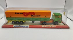 Majorette 3000 - Saviem semi bâché Bourgey Montreuil