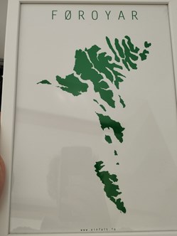 Affiche - Déco îles Féroé Foroyar