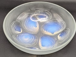 Verre opalescent - Coupe Sabino à décor de coques