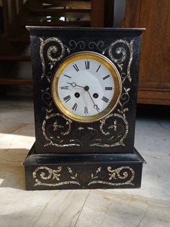 Bois - Horloge Napoléon III dite de notaire