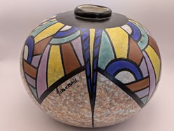 Céramique - Vase Antoine Dubois Mex citrouille 2/2