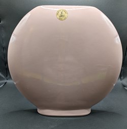 Céramique - Vase Delft Hollande rose années 50