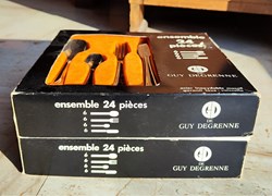 Métal acier - Ménagère Guy Degrenne 24 pièces