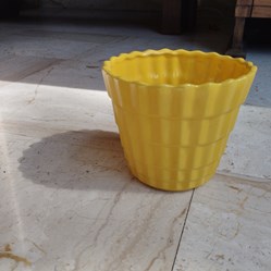 Céramique - Cache pot Saint Clément jaune