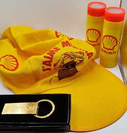 Shell - lot d'objets publicitaires