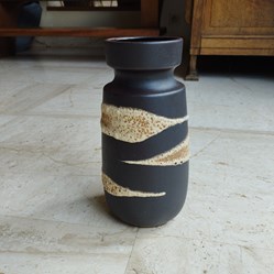 Céramique - Vase Germany lava noir