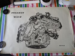 Affiche - Peugeot 104 GL (5 affiches)