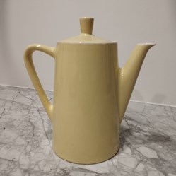 Céramique - Théiere jaune vintage