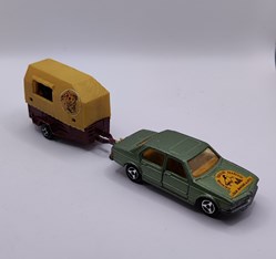 Majorette 200 - BMW 733 + remorque van cheval FEF ligue Rhône-Alpes