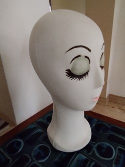 Plastique - Tête de mannequin années 60