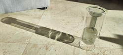 Verre - Vase Bensimon soliflore verre bicolore gris