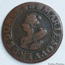 Marie de Montpensier (1608-1627). Double tournois