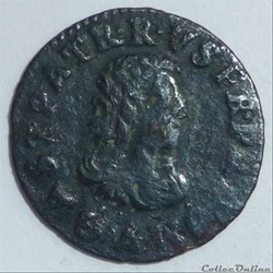 Gaston d'Orléans (1627-1650). Denier tournois