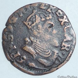 Philippe II d' Espagne (1555-1598) . Liard