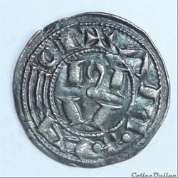 Au nom déformé de Raimond (XII/XIIIème siècle). Denier