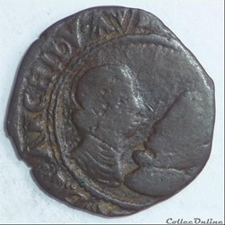 Albert et Isabelle (1598-1621). Double denier