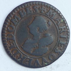Marie de Montpensier (1608-1627). Double tournois fauté