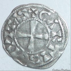 Eudes 1er ou Thibaut II (975-1004). Denier