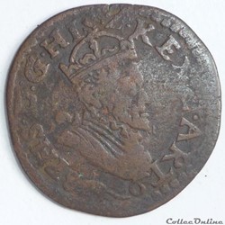 Philippe II d' Espagne (1555-1598) . Liard