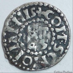 Type Herbert immobilisé ( XIIème siècle). Denier