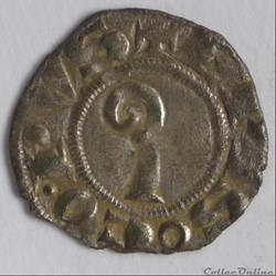 Monnaie anonyme (XII/XIIIème siècle). Denier