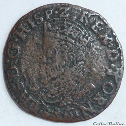 Philippe II d' Espagne (1555-1598) . Liard
