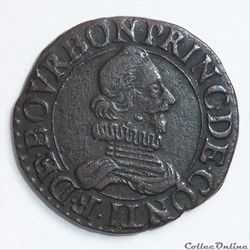 François de Bourbon-Conti (1605-1614). Double tournois